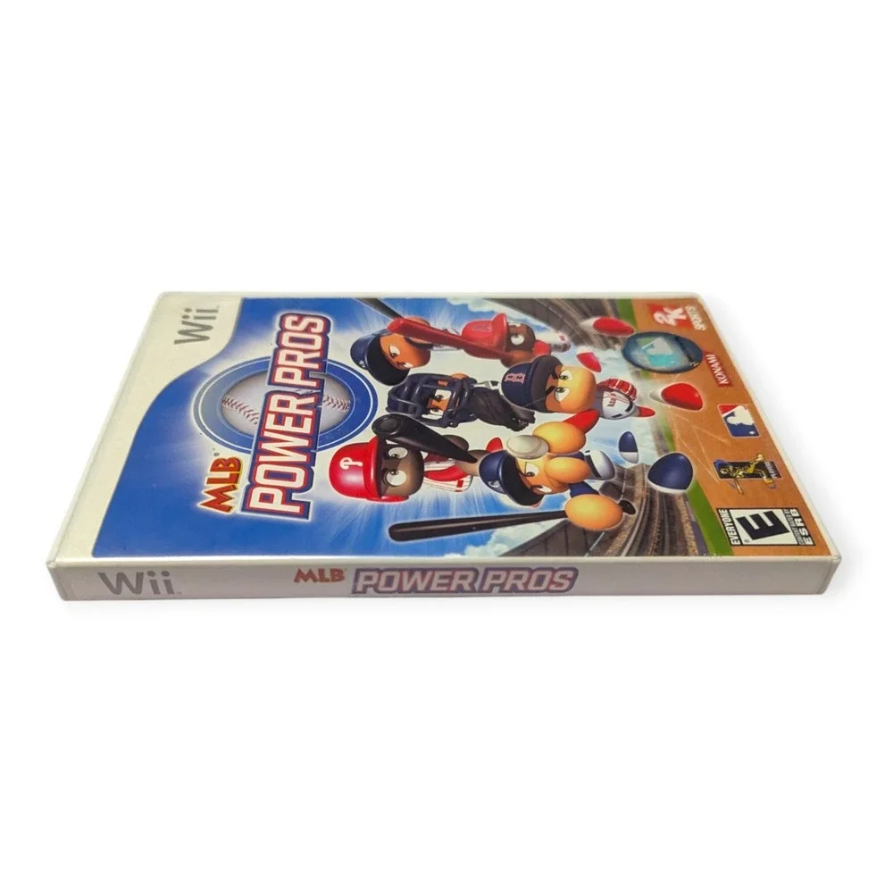 MLB Power Pros Nintendo Wii 2K Sports Baseball Game Complete CIB Konami 2007